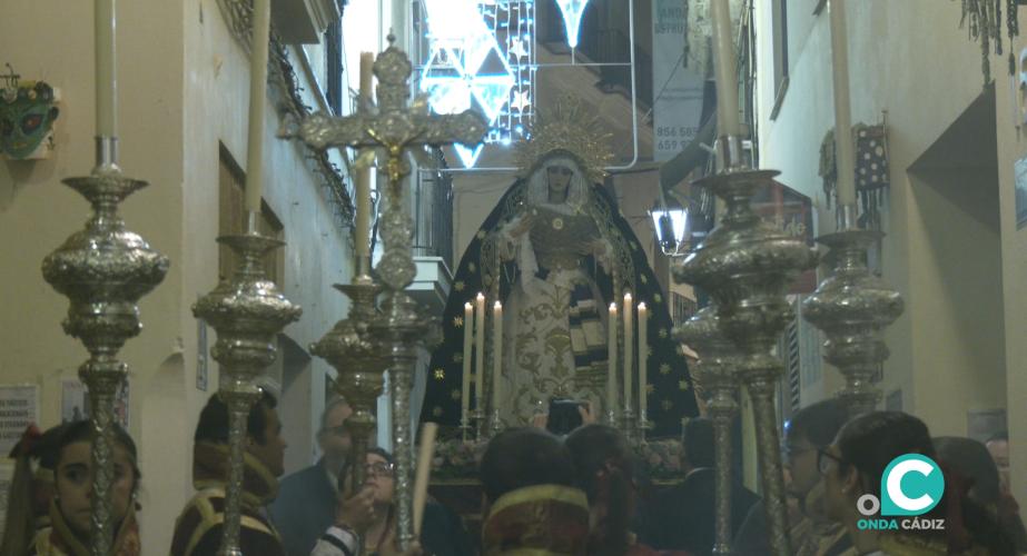 Traslado de la imagen de Nuestra Señora del Buen Fin a la Catedral de Cádiz. 