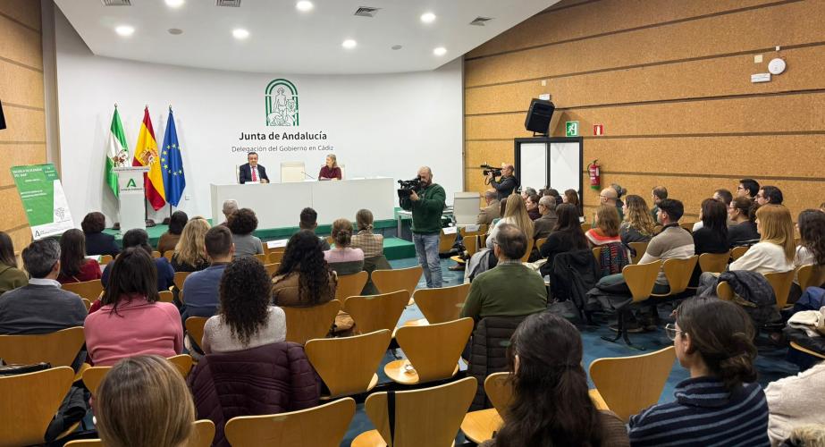 Acto de inauguración de la Escuela de Acogida organizada por el Instituto Andaluz de Administración Pública. 
