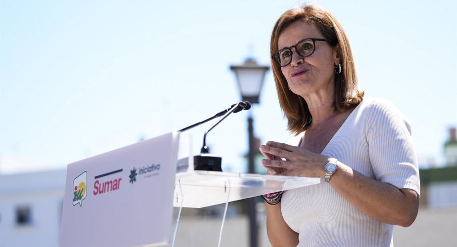 Gómez durante una intervención pública en una imagen de archivo