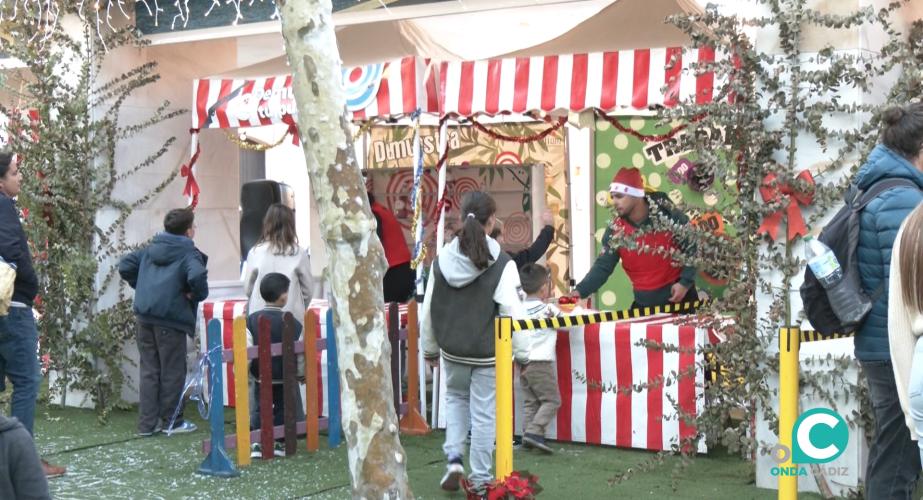 Mini feria navideña en el Baluarte de la Candelaria.