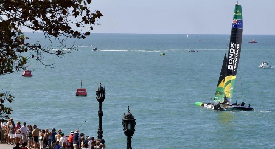 Una embarcación en una de las pruebas del pasado mes de octubre 