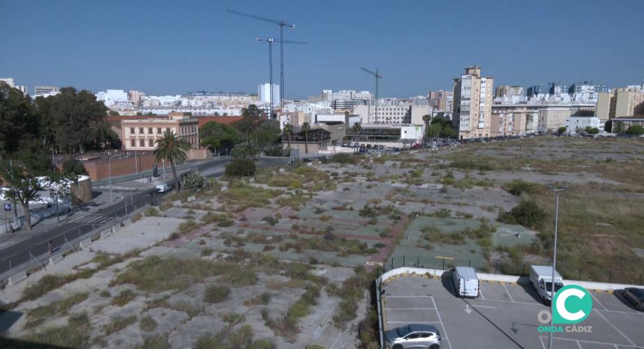 Terrenos destinados para el nuevo centro en la capital gaditana