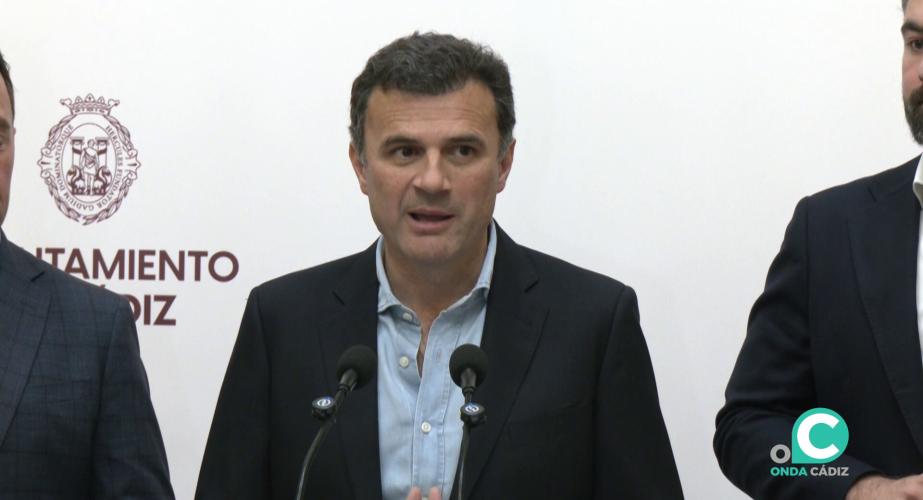 El alcalde durnate la última Junta de Gobierno Local