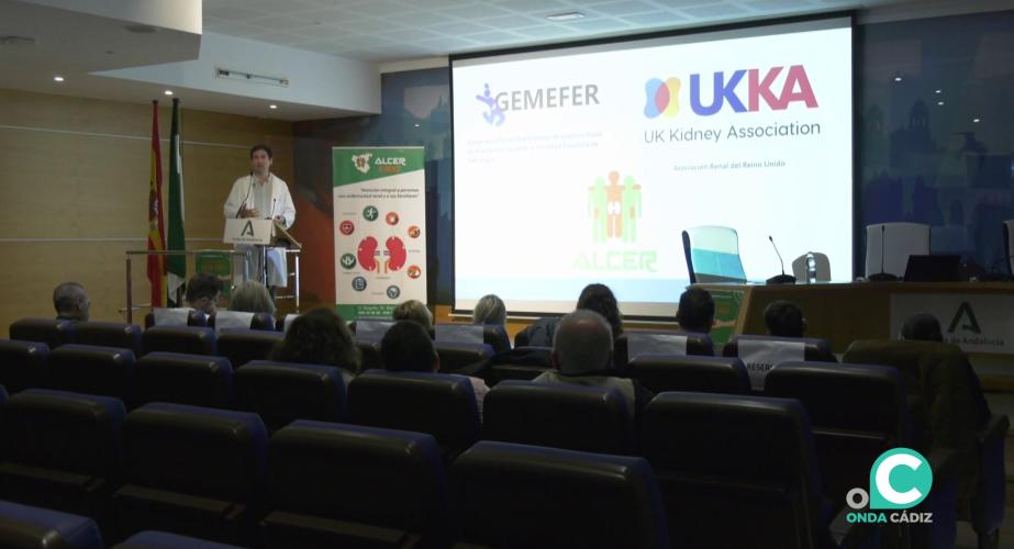 Confenrencia en una de las sesiones de este martes en el Puerta del Mar