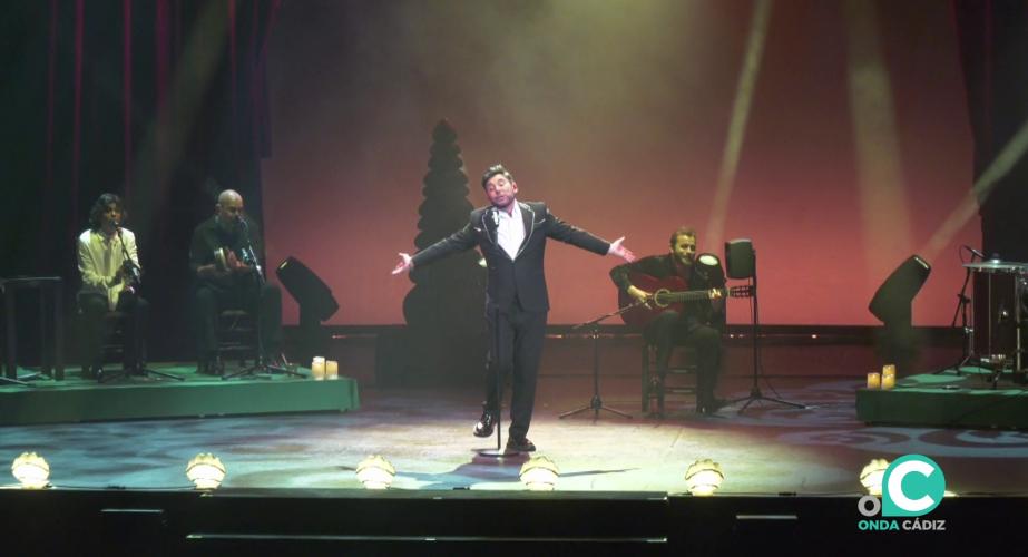 El cantaor catalán durante su actuación 