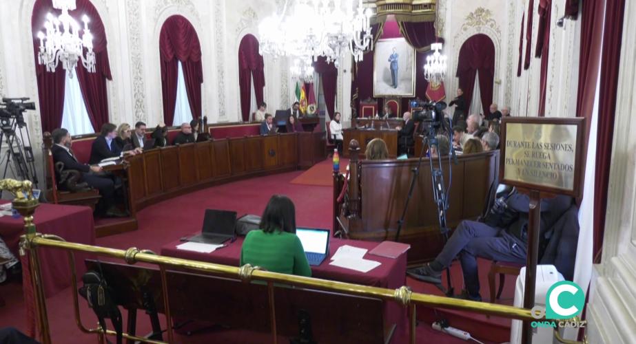 Imagen de la sesión municipal celebrada este jueves