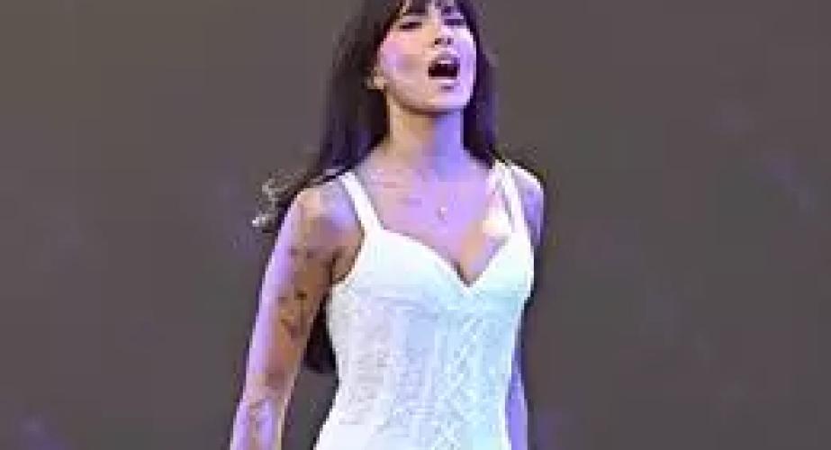 La artista durante una actuación en una imagen de archivo