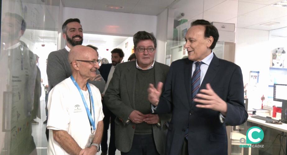 Un momento del encuentro en la sede del Instituto de Investigación e Innovación Biomédica de Cádiz