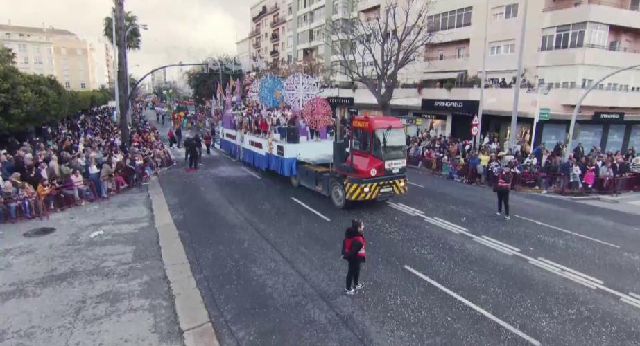 Imagen de la cabalgata a la altura de Varela en 2025