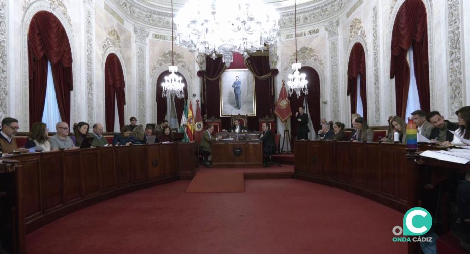 Pleno del Ayuntamiento de Cádiz