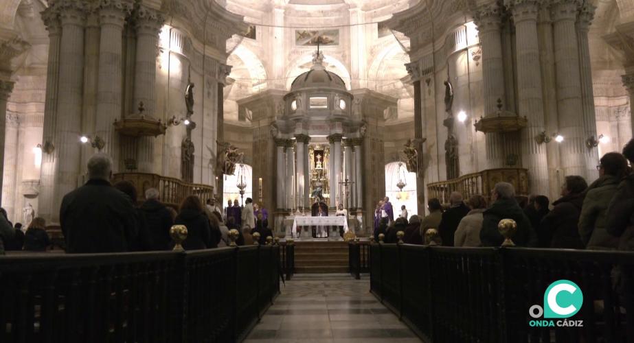 Un momento de la ceremonia en el templo catedralicio el pasado martes