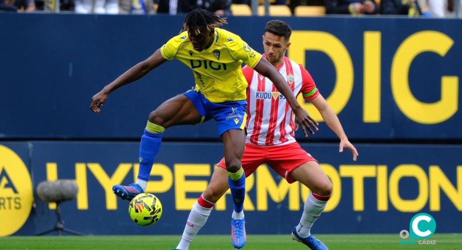 Dawda en una acción del encuentro (Foto: La Liga)