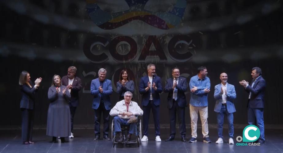 Acto de entrega de Premios del COAC y de los Antifaces de Oro del Carnaval de Cádiz 2026.