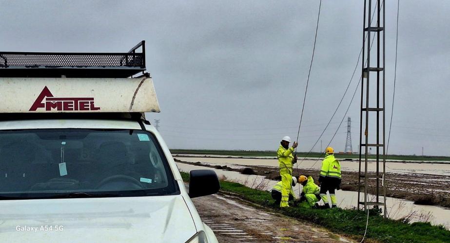 Endesa registra 189 torres dañadas y más de 170 elementos del tendido estropeados tras once días de borrascas.
