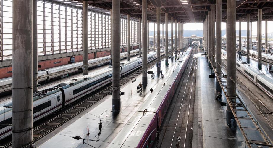 Estación de tren de Atocha. 