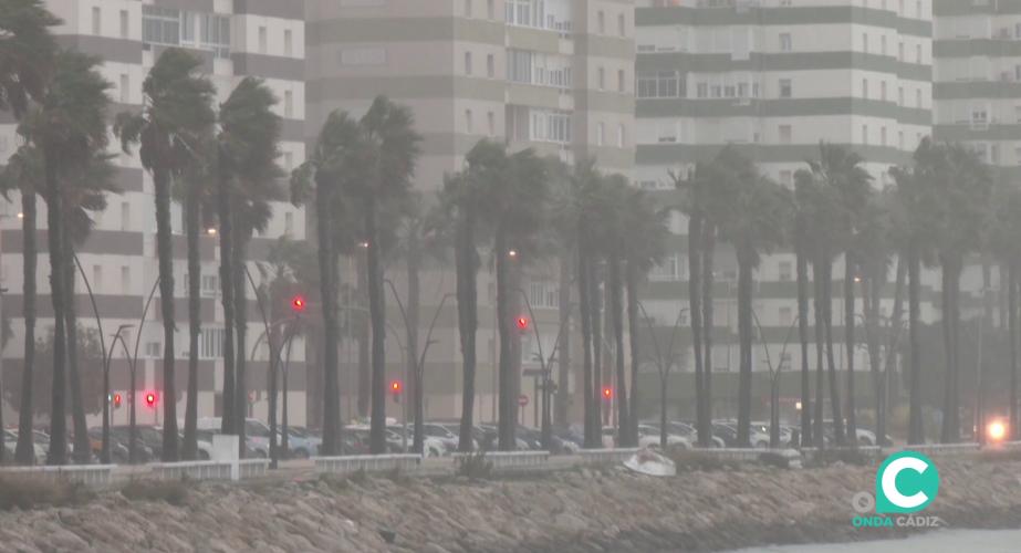 Efectos de temporal en la Barriada de La Paz