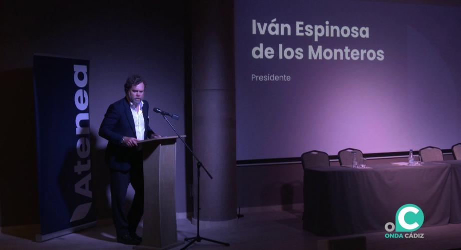 Iván Espinosa de los Monteros, durante su intervención en el acto