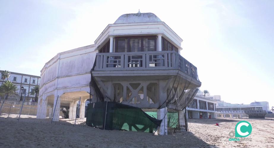 Imagen del inmueble histórico en una imagen de archivo