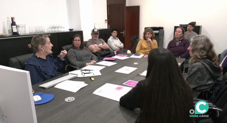 Un momento del foro de debate celebrado el pasado jueves en el singular espacio patrimonial.