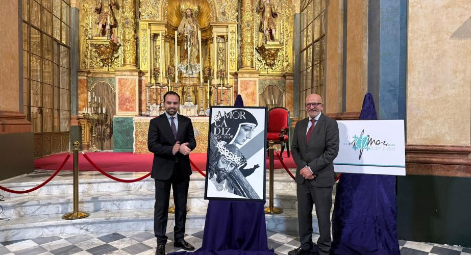 Imagen de la presentación del cartel, obra de Francisco Rovira 
