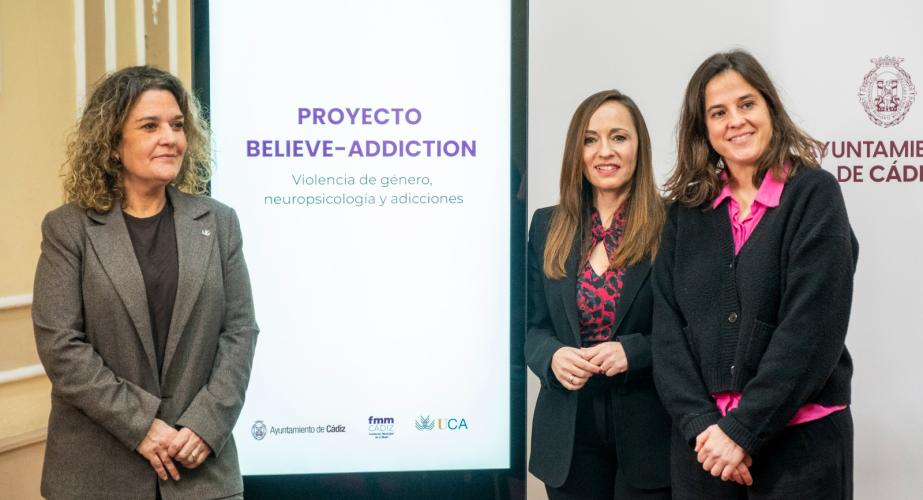 Presentación del proyecto de investigación ‘Believe-Adicction’ en el Ayuntamiento de Cádiz. 