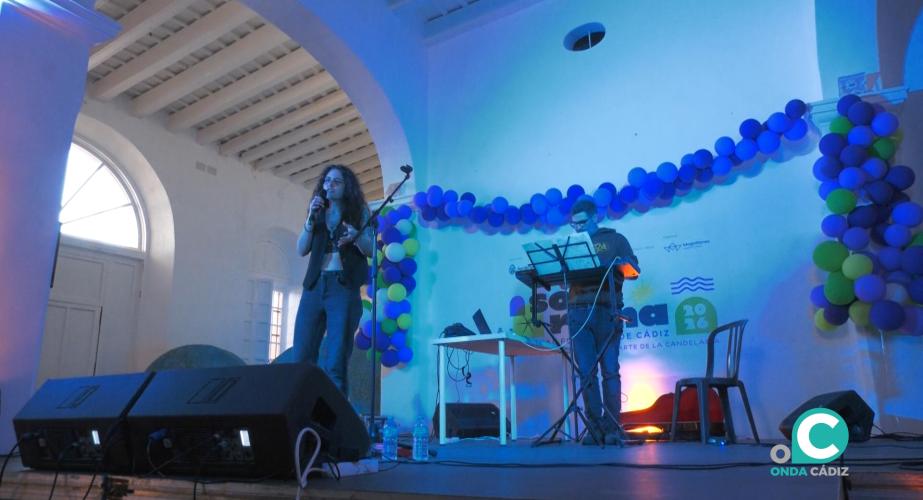 La poeta gaditana Marta Dylan en el Festival Feminista Sororama 2026.