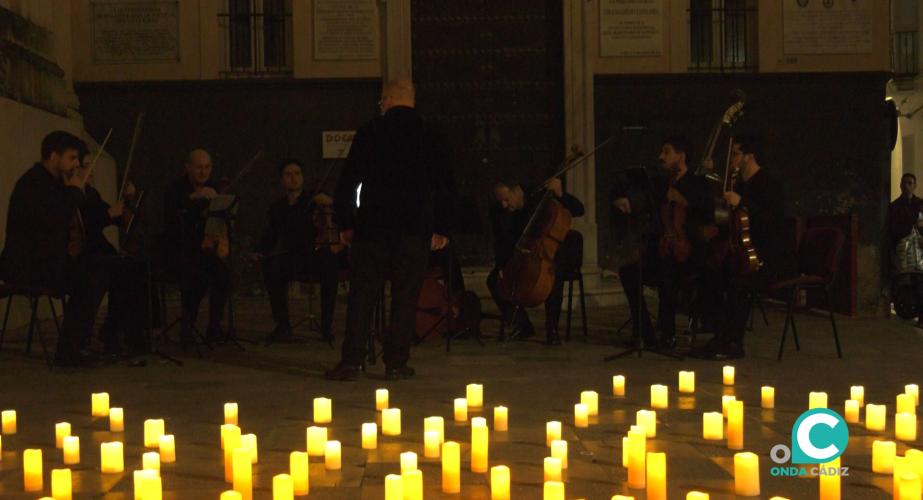 Concierto de la Camerata L'Istesso Tempo en la explanada del Oratorio de San Felipe Neri.