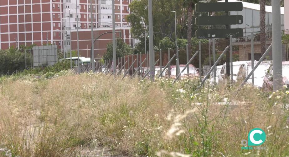 Terrenos en la capital gaditana deonde se ubicará el futuro equipamiento