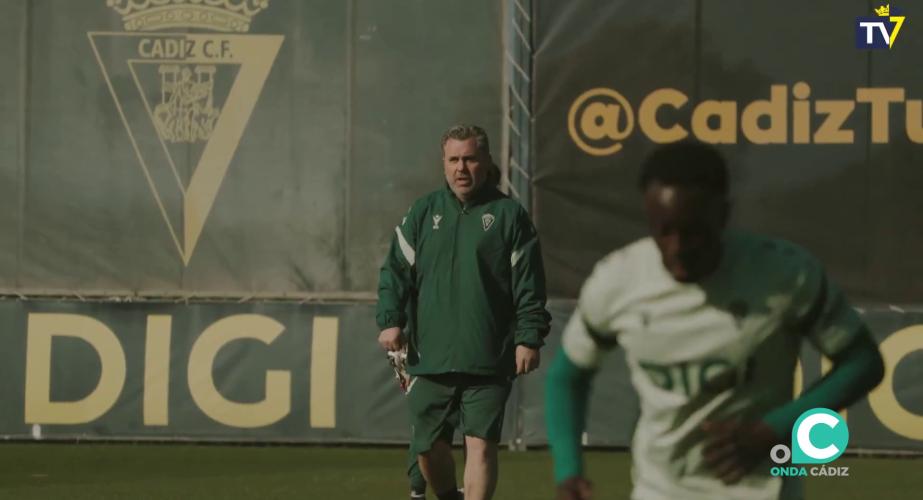 El entrenador en su estreno como responsable de la plantilla cadista