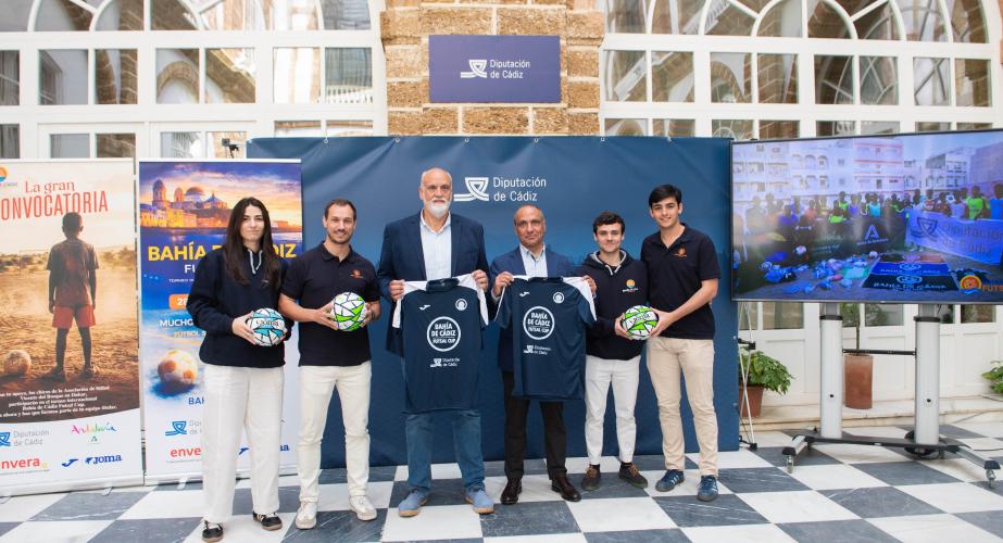 Presentación de la nueva edición del Bahía de Cádiz Futsal Cup.
