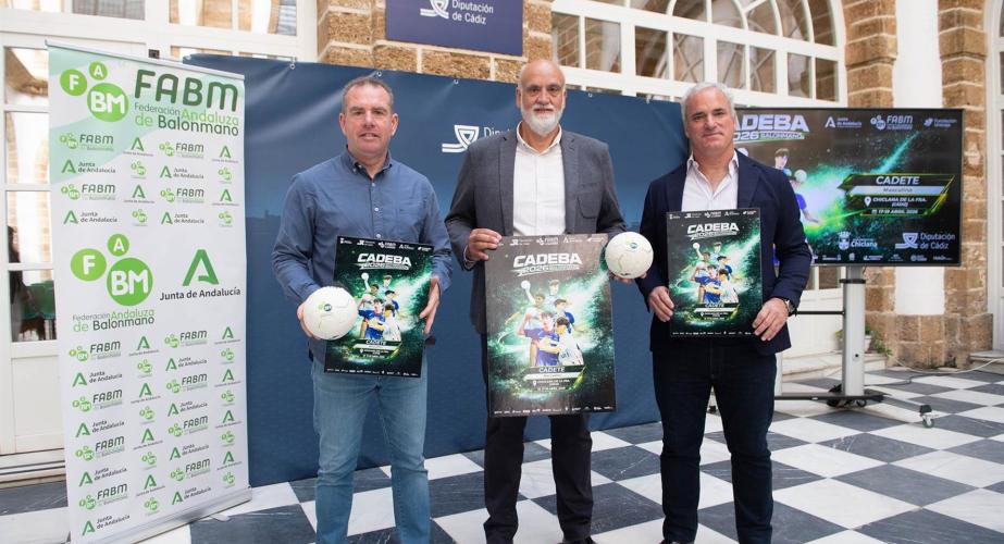 Autoridades y organizadores durante el acto de presentación de la cita de este jueves en Diputación