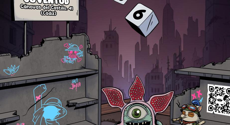 Detalle del cartel anunciador de la cita