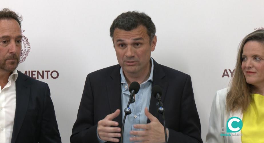 Bruno García, en rueda de prensa. 