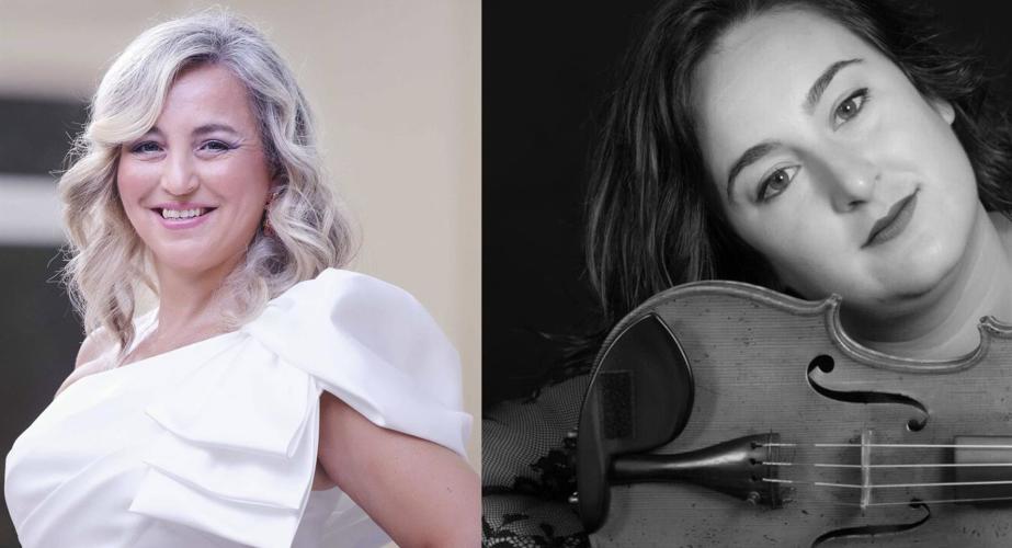 Imagen promocional de ambas artistas a la cita cultural