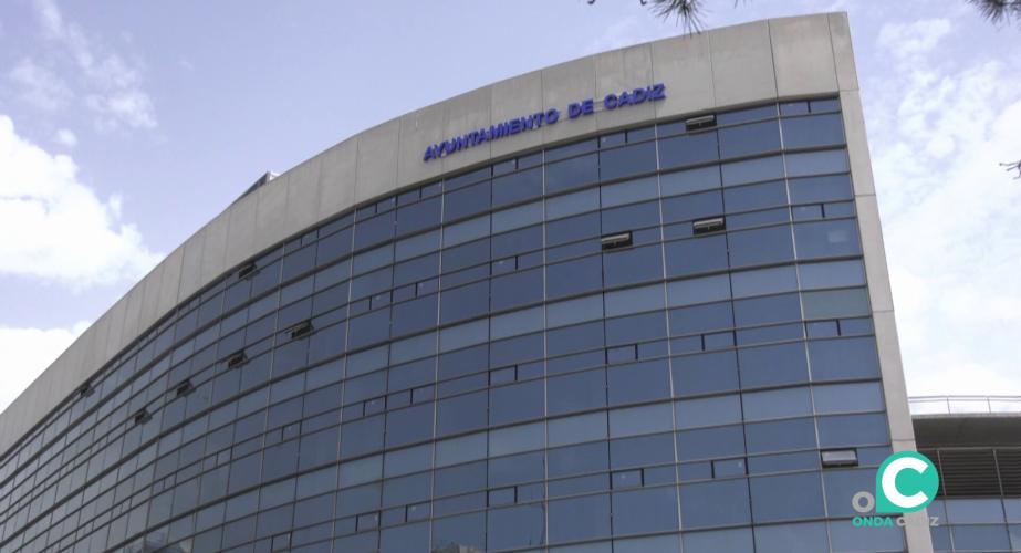 Vista del estadio en el barrio de La Laguna