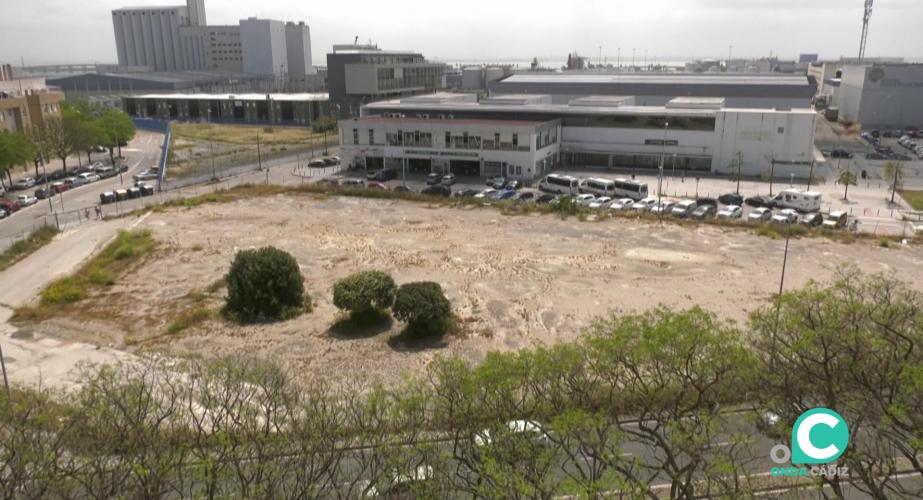 Espacio donde se levantarán la nueva promoción en el barrio de extramuros