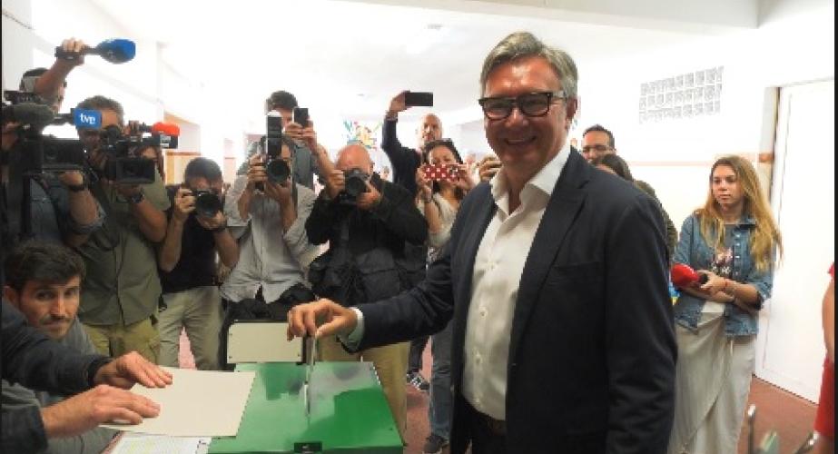 Gavira ha hecho un llamamiento a la ciudad para votar este jornada y conseguir un cambio