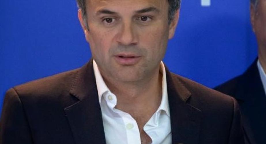 Bruno García durante la rueda de prensa de este jueves