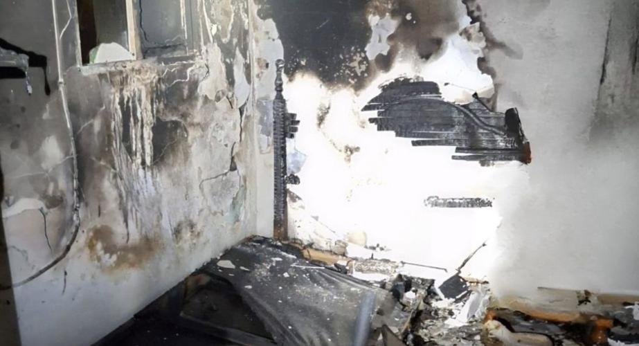 Estado del interior del inmueble tras la deflagración