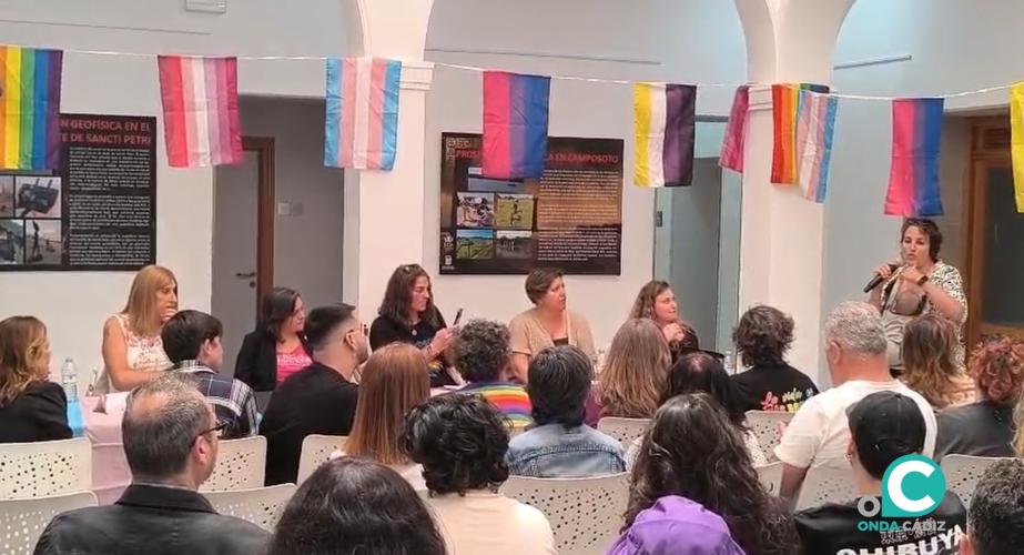 Acto organizado por la Coordinadora Gaditana del Colectivo LGTBIQA+ por el Día de la Visibilidad Lésbica.