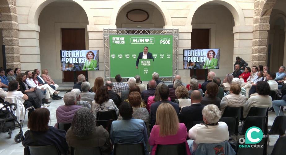 Mitin en la casa de Iberoamérica