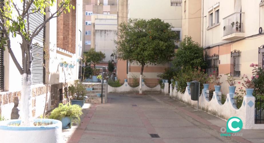 Uno de los patios de las viviendas de la zona donde se procederá proximamente