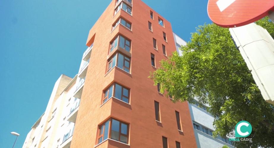 Imagen del edificio energéticamente eficiente