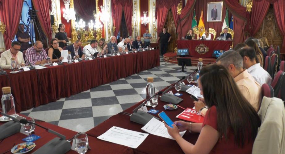Un momento de la sesión de este miercoles en el Palacio Provincial