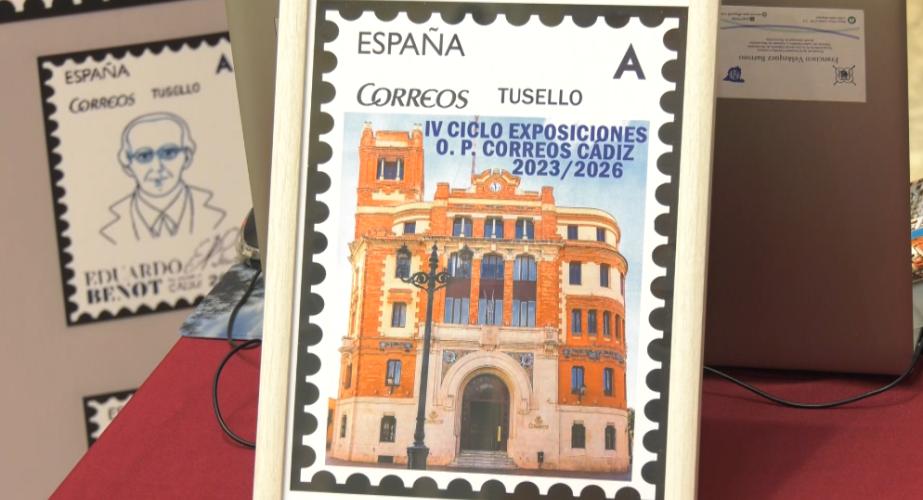 Correos pone en circulación un sello con la oficina de la plaza de las Flores como protagonista.