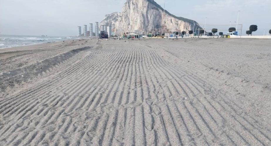 Playa de Santa Bárbara en la localidad gaditana