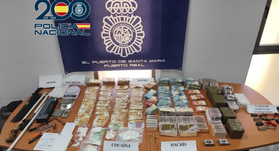 Género incautado durante la intervención por parte de la Policía Nacional de Cádiz