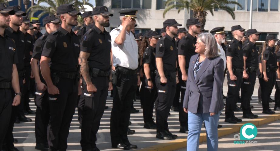 Los policías que realizarán sus prácticas en las distintas comisarías de la provincia