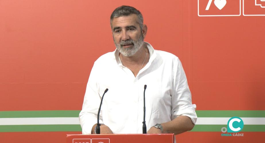 El vicesecretario general del PSOE en Cádiz y portavoz en la Diputación Javier Pizarro