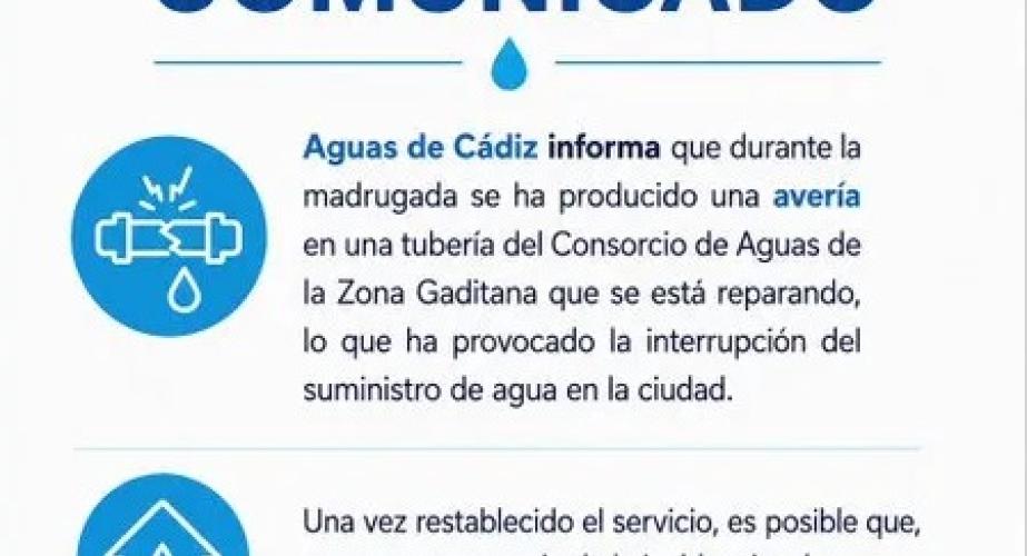 Anuncio de Aguas de Cádiz